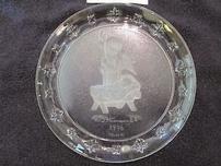 Hummel 1996 Crystal Christmas Plate 202//152